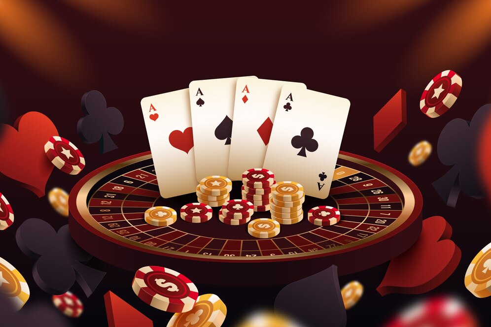 realistic casino gambling illustration_52683 99917